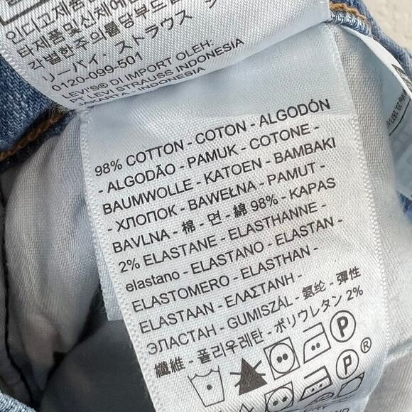 Levi's Wedgie Fit Skinny Women's Jeans in Sun Devil Trashed Denim Size 27 - Picture 9 of 10